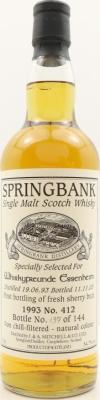 Springbank 1993 Private Bottling Whiskyfreunde Essenheim 12yo #412 54.7% 700ml