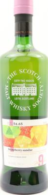 Aberlour 9yo SMWS 54.65 Strawberry sundae Exclusive to Queen Street 60% 700ml