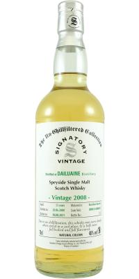 Dailuaine 2008 SV Bourbon Barrels 800032 & 800038 46% 700ml