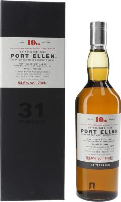 Port Ellen 10th Release Diageo Special Releases 2010 Refill Sherry 54.6% 700ml