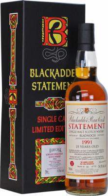 Bladnoch 1991 BA Sherry Cask Finish #8274 54.3% 700ml