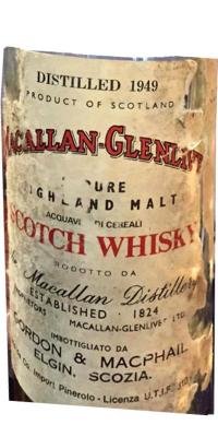 Macallan 1949 GM Macallan-Glenlivet A Pure Highland Malt Sherry Wood Importato da Co. Import Pinerolo 43% 750ml