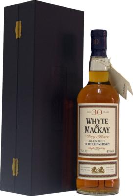 Whyte & Mackay 30yo W&M Very Rare Blended Scotch Whisky 43% 750ml