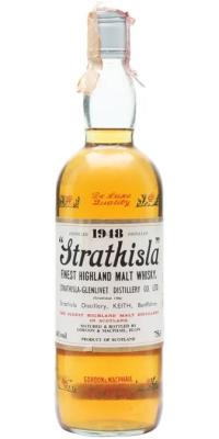 Strathisla 1948 GM Licensed Bottling De Luxe Quality 40% 750ml