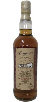 Longrow 10yo Sherry Casks 46% 750ml