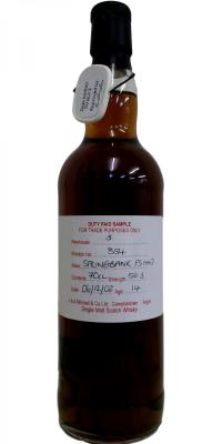 Springbank 2002 Duty Paid Sample For Trade Purposes Only First fill Sherry hogshead Rotation 854 56.3% 700ml