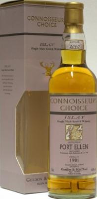 Port Ellen 1981 GM Connoisseurs Choice 40% 700ml