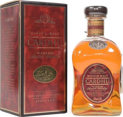 Cardhu 12yo Single Malt Highland Scotch Whisky 40% 1000ml