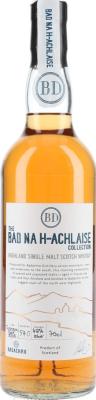 Bad na h-Achlaise Inaugural Release The Bad na h-Achlaise Collection Tuscan red wine oak finish #1840 Badachro Distillery 46% 700ml