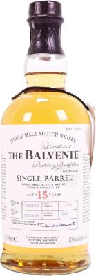 Balvenie 15yo Single Barrel Traditional Oak Cask #2791 47.8% 700ml
