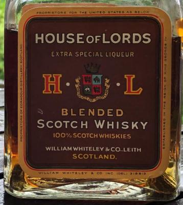 House of Lords Blended Scotch Whisky Extra Special Liqueur William Jameson & Co. Inc. Rockefeller Center New York N.Y 43% 750ml