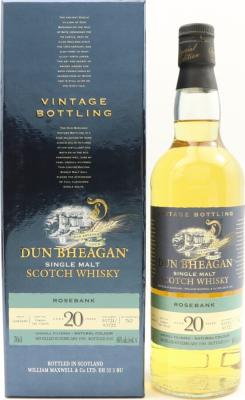 Rosebank 1990 IM Dun Bheagan French Oak Finish 90721 / 90722 46% 700ml