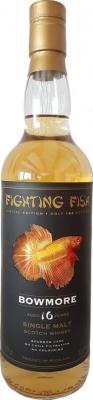 Bowmore JW Fighting Fish 16yo Bourbon Cask Monnier Trading AG 43.3% 700ml
