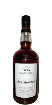 Box 2013 AWS Akademi Private Bottling Oloroso 2013-255 AWS Akademifat nr 1 62.6% 500ml