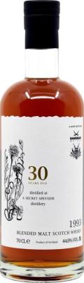 A Secret Speyside Distillery 1993 Sb White Label Sherry deinwhisky.de 44.8% 700ml