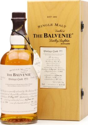 Balvenie 1971 Vintage Cask #8921 46.9% 700ml