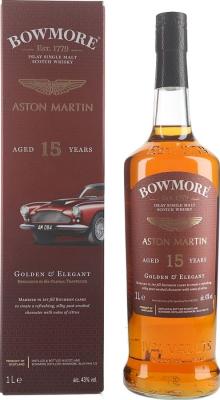 Bowmore 15yo Golden & Elegant Aston Martin Edition Edition No.8 Bottled for Travel Retail 43% 1000ml