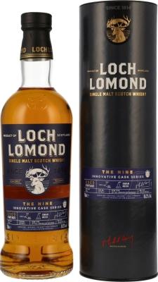 Loch Lomond 2010 Innovative Cask Series The Nine #1 unpeated 1st fill Bordeaux Red Wine Hogshead 55% 700ml