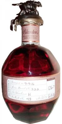 Blanton's Straight from the Barrel #222 63.35% 700ml