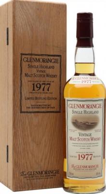 Glenmorangie 1977 Limited 1977 Bottling American Oak Barrels 43% 750ml