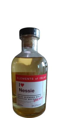 Islay Blended Malt Scotch Whisky I love Nessie ElD Elements of Islay Jon Beach 45% 500ml