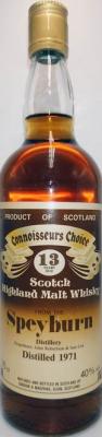 Speyburn 1971 GM Connoisseurs Choice 40% 750ml