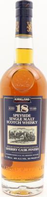 Kirkland Signature 18yo AMC Speyside Sherry Cask Finish 46% 750ml