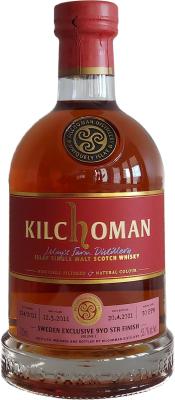 Kilchoman 2011 STR finish 50ppm 224/2011 Sweden Exlusive 53.7% 700ml