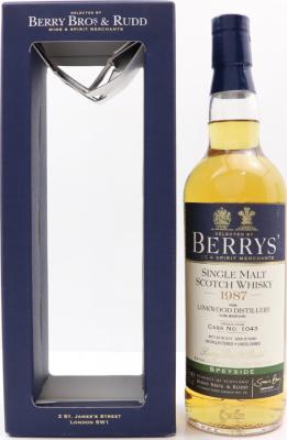 Linkwood 1987 BR Berrys #1043 46% 700ml