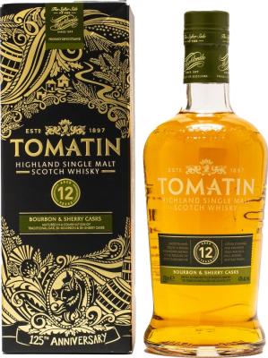 Tomatin 12yo Bourbon & Sherry 43% 700ml