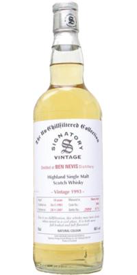 Ben Nevis 1993 SV The Un-Chillfiltered Collection Sherry Butt #2686 46% 700ml