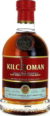 Kilchoman 2011 fresh oloroso butt 144/2011 LMDW 57.3% 700ml