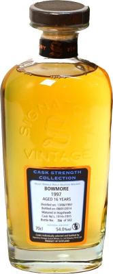 Bowmore 1997 SV Cask Strength Collection 16yo 1914 + 1915 54% 700ml