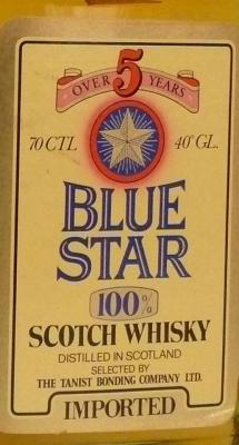 Blue Star 5yo 100% Scotch Whisky 40% 700ml