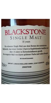 Blackstone 18yo Oak Casks ALDI 40% 700ml