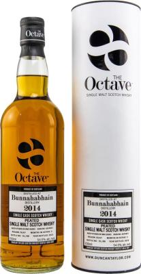 Bunnahabhain 2014 DT The Octave Peated 8yo Oak Casks,3 months Octave 54% 700ml