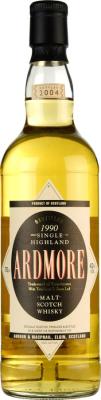 Ardmore 1990 GM Licensed Bottling Refill Bourbon Casks 43% 700ml