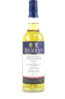 Bladnoch 1992 BR Berrys #2965 46% 700ml