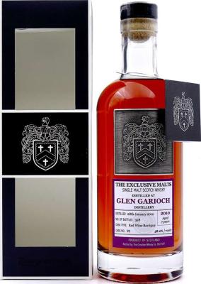 Glen Garioch 2010 CWC The Exclusive Malts Red Wine Barrique #93 58.2% 700ml