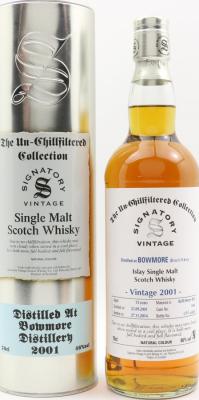 Bowmore 2001 SV The Un-Chillfiltered Collection Refill Sherry Butt #1366 46% 700ml