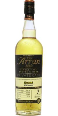 Arran 2008 Private Cask Bourbon Barrel 2008/1131 Kensington Wine Market Exclusive 56.8% 700ml