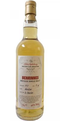 Benrinnes 1997 JAy Private Cask Selection Ex-Bourbon 46% 700ml