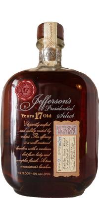 Jefferson's 1991 Stitzel-Weller Barrels 47% 750ml