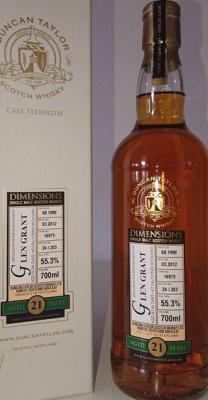 Glen Grant 1990 DT Oak Cask #16975 55.3% 700ml