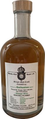 Dailuaine 2012 WCR Club filling Dechar Rechar Hogshead 46% 700ml