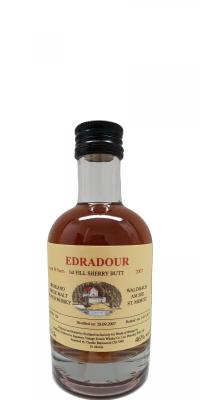 Edradour 2007 SV Waldhaus am See St. Moritz First Fill Sherry Butt #324 46% 200ml