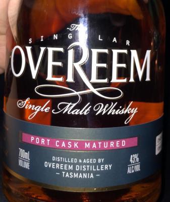 Overeem The Singular Port Cask OHD-120 43% 700ml