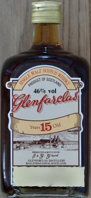 Glenfarclas 15yo Single Malt Scotch Whisky Milroy's London 46% 750ml