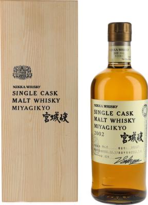 Miyagikyo 2002 Single Cask Warehouse #6 Refill Butt #101127 62% 700ml