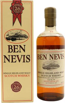 Ben Nevis 1973 Fort William Limited 26yo #747 52.7% 700ml